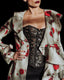 M146PSO Crimson Poppy Eternal Spring Jacket - Front Close Up