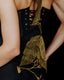 M207EM Gold Leaf Twilight Gown - Back Close Up