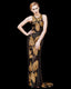 M207EM Gold Leaf Twilight Gown - Front Full Body